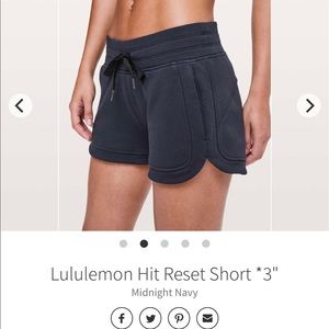 Hit Reset Shorts 3’’ lululemon